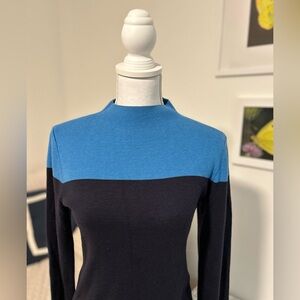 Ann Taylor color block knit dress